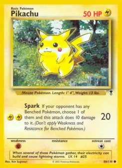 Pokémon-Karte Pikachu 086/110