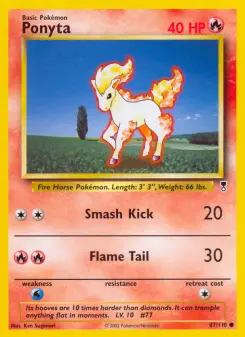Pokémon-Karte Ponyta 087/110