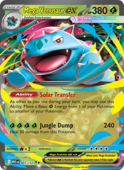 Pokémon-Karte Mega Venusaur ex 003/132