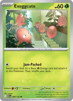 Pokémon-Karte Exeggcute 004/132