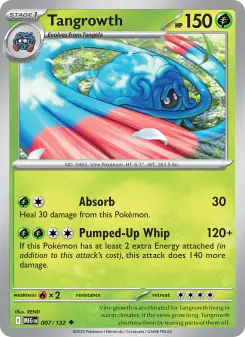 Pokémon-Karte Tangrowth 007/132