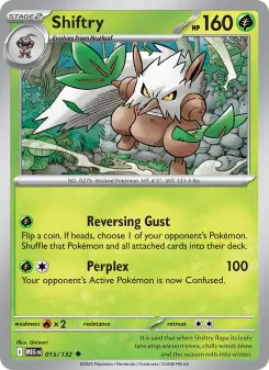 Pokémon-Karte Shiftry 015/132