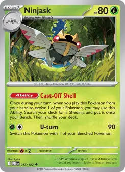 Pokémon-Karte Ninjask 017/132