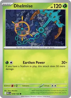 Pokémon-Karte Dhelmise 018/132