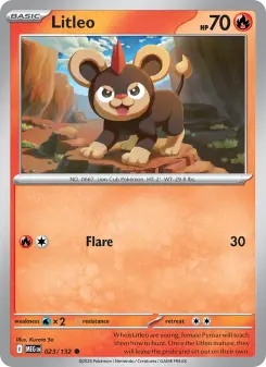 Pokémon-Karte Litleo 023/132