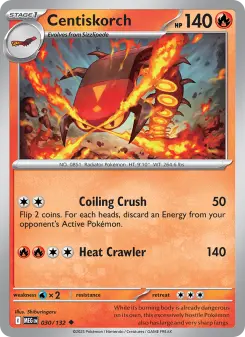 Pokémon-Karte Centiskorch 030/132