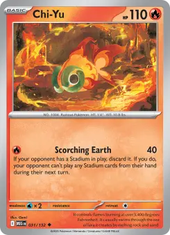 Pokémon-Karte Chi-Yu 031/132