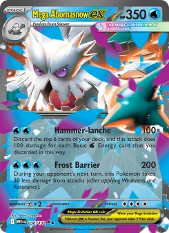 Pokémon-Karte Mega Abomasnow ex 036/132