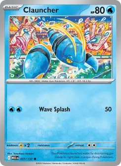 Pokémon-Karte Clauncher 037/132
