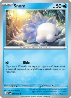 Pokémon-Karte Snom 042/132