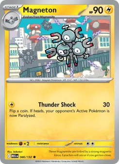 Pokémon-Karte Magneton 046/132