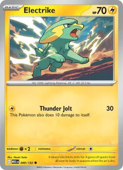 Pokémon-Karte Electrike 049/132