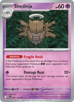 Pokémon-Karte Shedinja 061/132