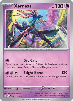 Pokémon-Karte Xerneas 064/132