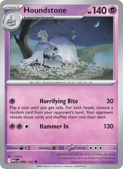 Pokémon-Karte Houndstone 066/132