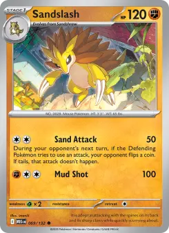 Pokémon-Karte Sandslash 069/132