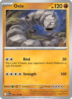 Pokémon-Karte Onix 070/132