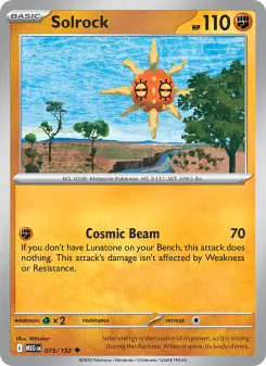 Pokémon-Karte Solrock 075/132