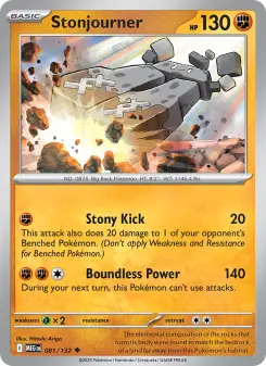 Pokémon-Karte Stonjourner 081/132