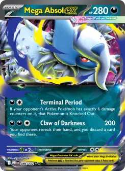 Pokémon-Karte Mega Absol ex 086/132