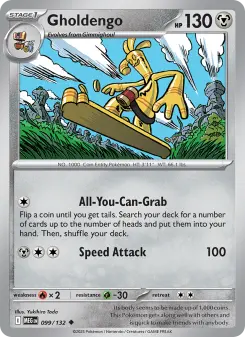 Pokémon-Karte Gholdengo 099/132