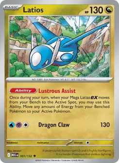Pokémon-Karte Latios 101/132