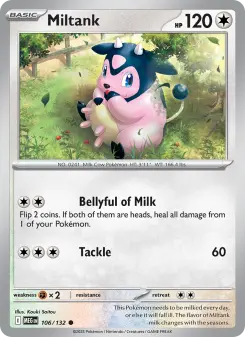 Pokémon-Karte Miltank 106/132