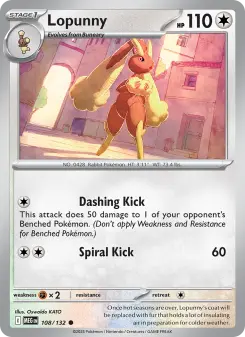 Pokémon-Karte Lopunny 108/132