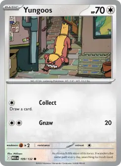 Pokémon-Karte Yungoos 109/132