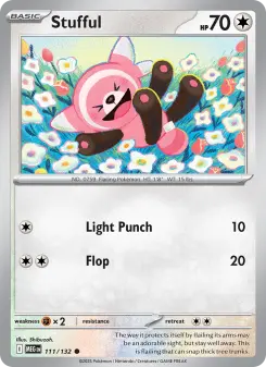Pokémon-Karte Stufful 111/132