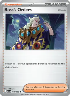 Pokémon-Karte Boss's Orders 114/132