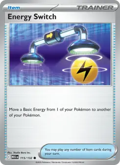 Pokémon-Karte Energy Switch 115/132