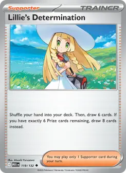 Pokémon-Karte Lillie's Determination 119/132