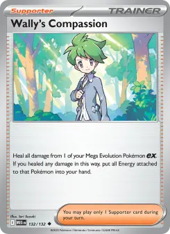 Pokémon-Karte Wally's Compassion 132/132