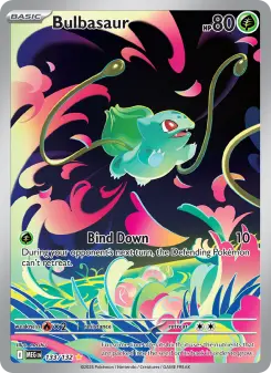 Pokémon-Karte Bulbasaur 133/132