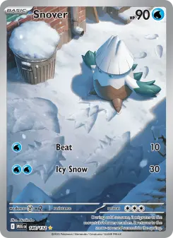 Pokémon-Karte Snover 140/132