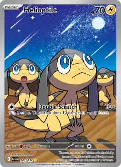 Pokémon-Karte Helioptile 143/132