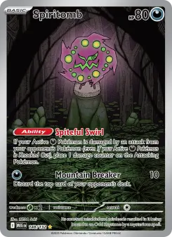 Pokémon-Karte Spiritomb 148/132
