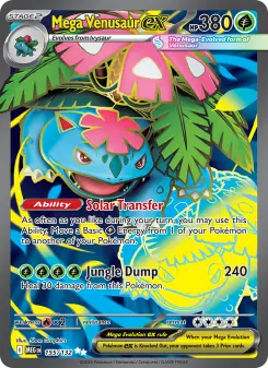 Pokémon-Karte Mega Venusaur ex 155/132