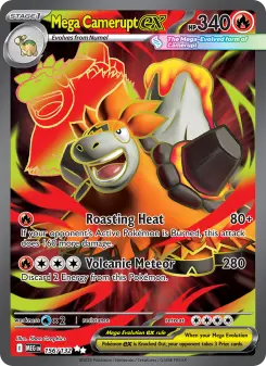 Pokémon-Karte Mega Camerupt ex 156/132