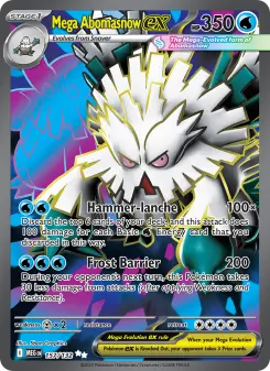 Pokémon-Karte Mega Abomasnow ex 157/132