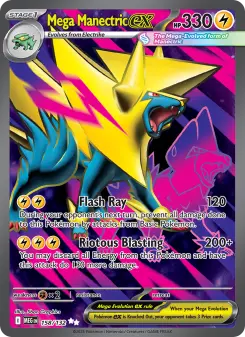 Pokémon-Karte Mega Manectric ex 158/132