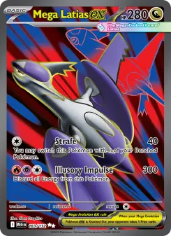 Pokémon-Karte Mega Latias ex 163/132