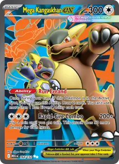 Pokémon-Karte Mega Kangaskhan ex 164/132