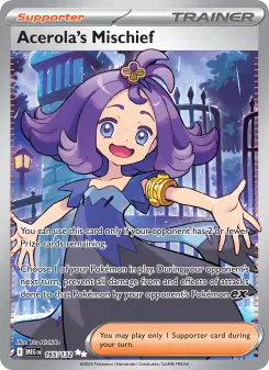 Pokémon-Karte Acerola's Mischief 165/132