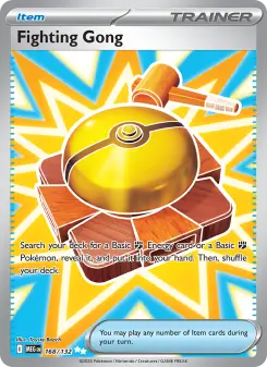 Pokémon-Karte Fighting Gong 168/132