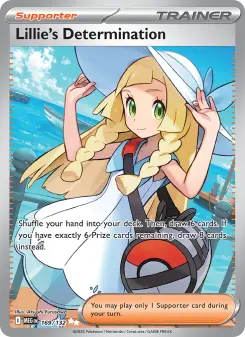 Pokémon-Karte Lillie's Determination 169/132