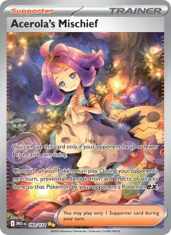 Pokémon-Karte Acerola's Mischief 183/132