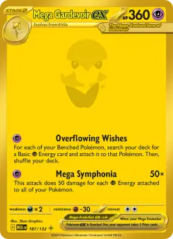 Pokémon-Karte Mega Gardevoir ex 187/132