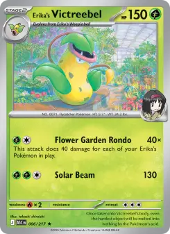 Pokémon-Karte Erika's Victreebel 006/217